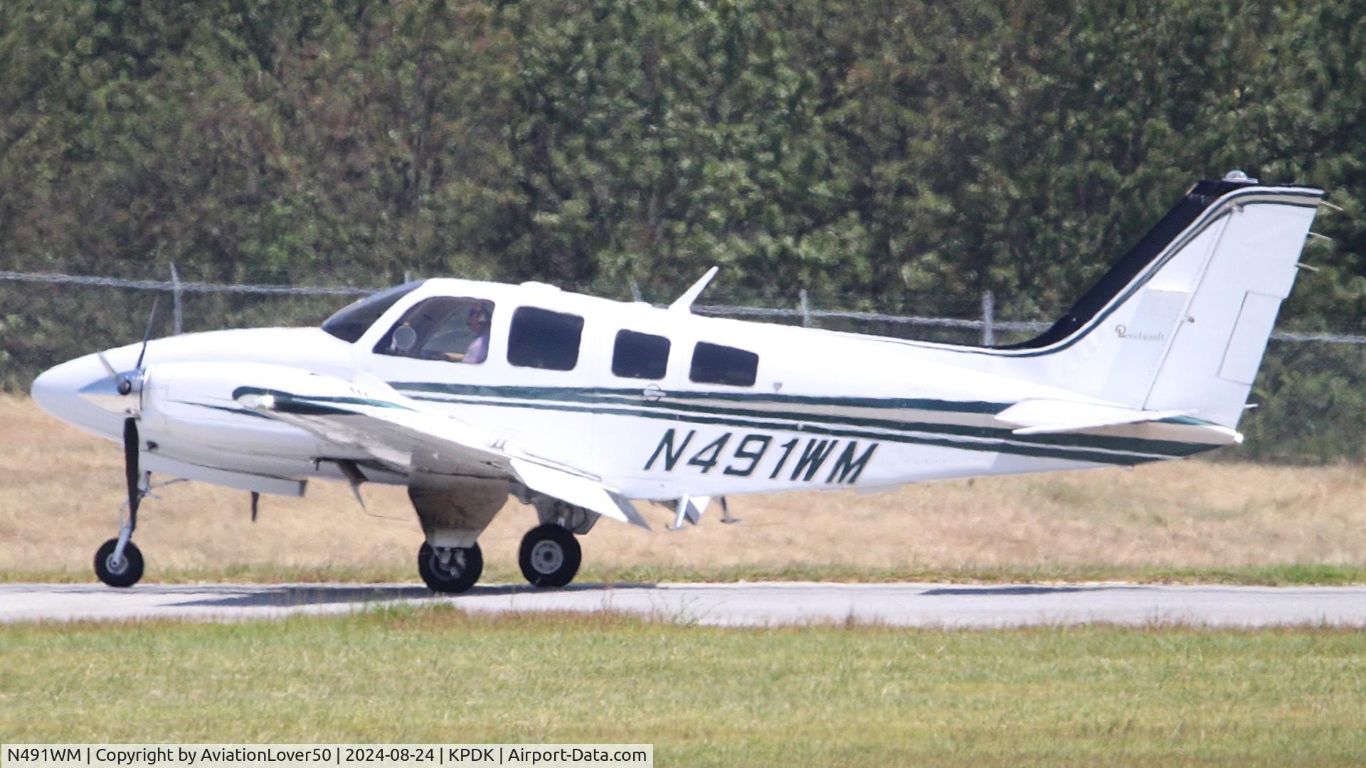 N491WM, 1985 Beech 58P Baron C/N TJ-491, Pressurized Baron