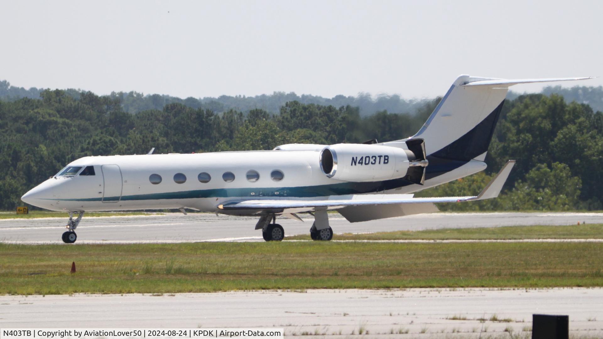 N403TB, 1992 Gulfstream Aerospace G-IV C/N 1191, G-IV