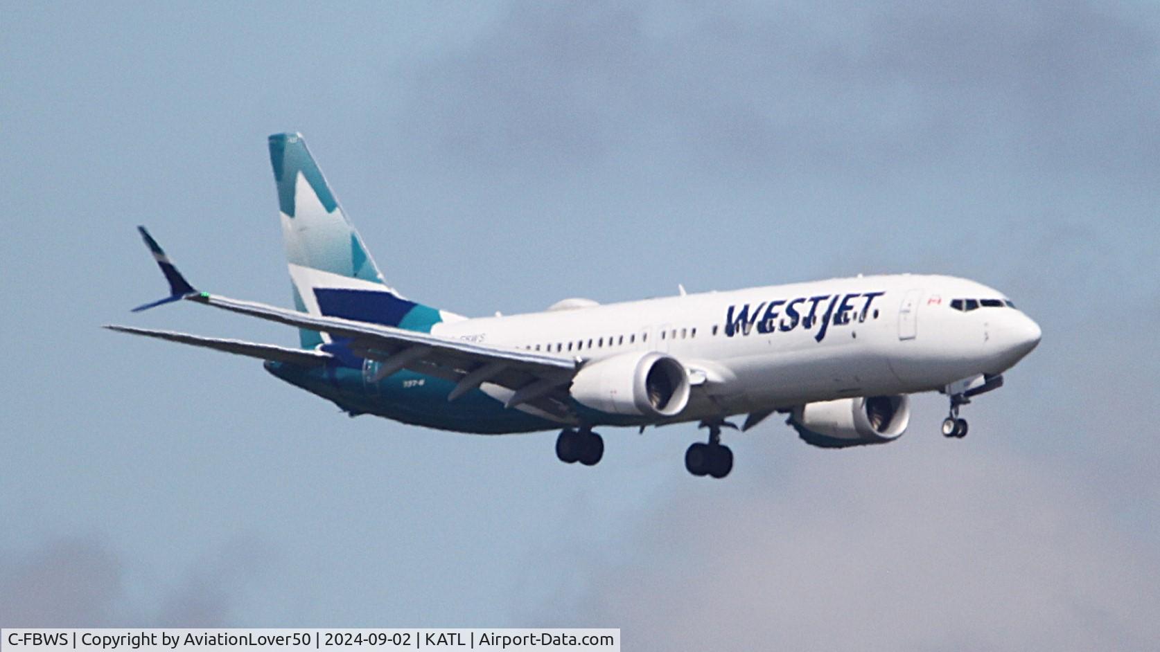 C-FBWS, 2022 Boeing 737 MAX 8 C/N 65423, WestJet 737 MAX 8