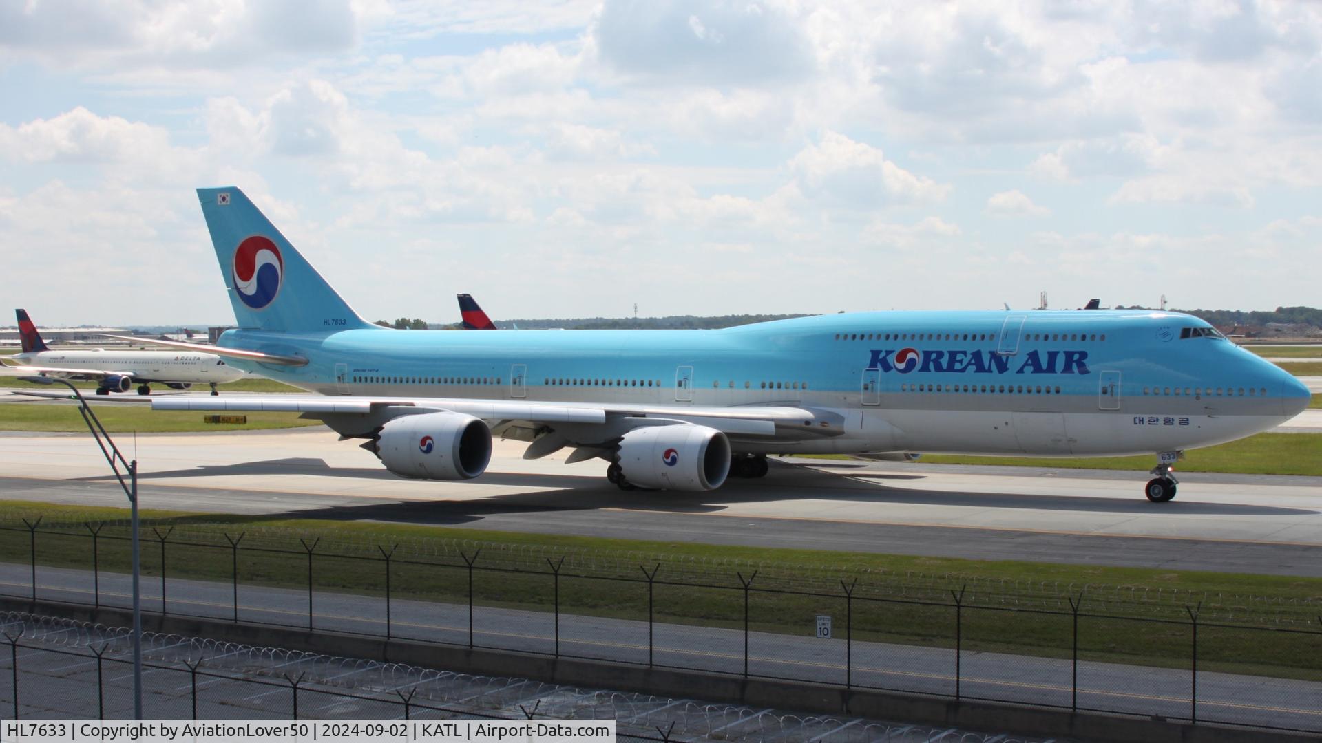 HL7633, 2015 Boeing 747-8B5 C/N 40908, Korean 748