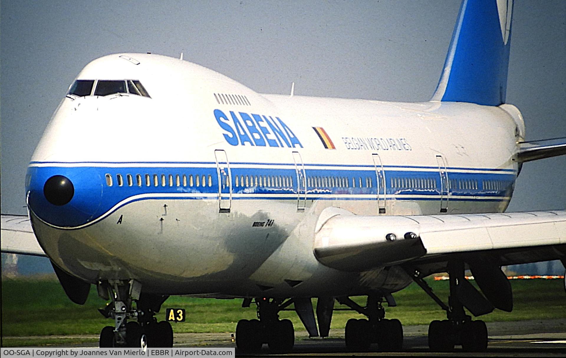 OO-SGA, 1970 Boeing 747-129 C/N 20401, ex-slide