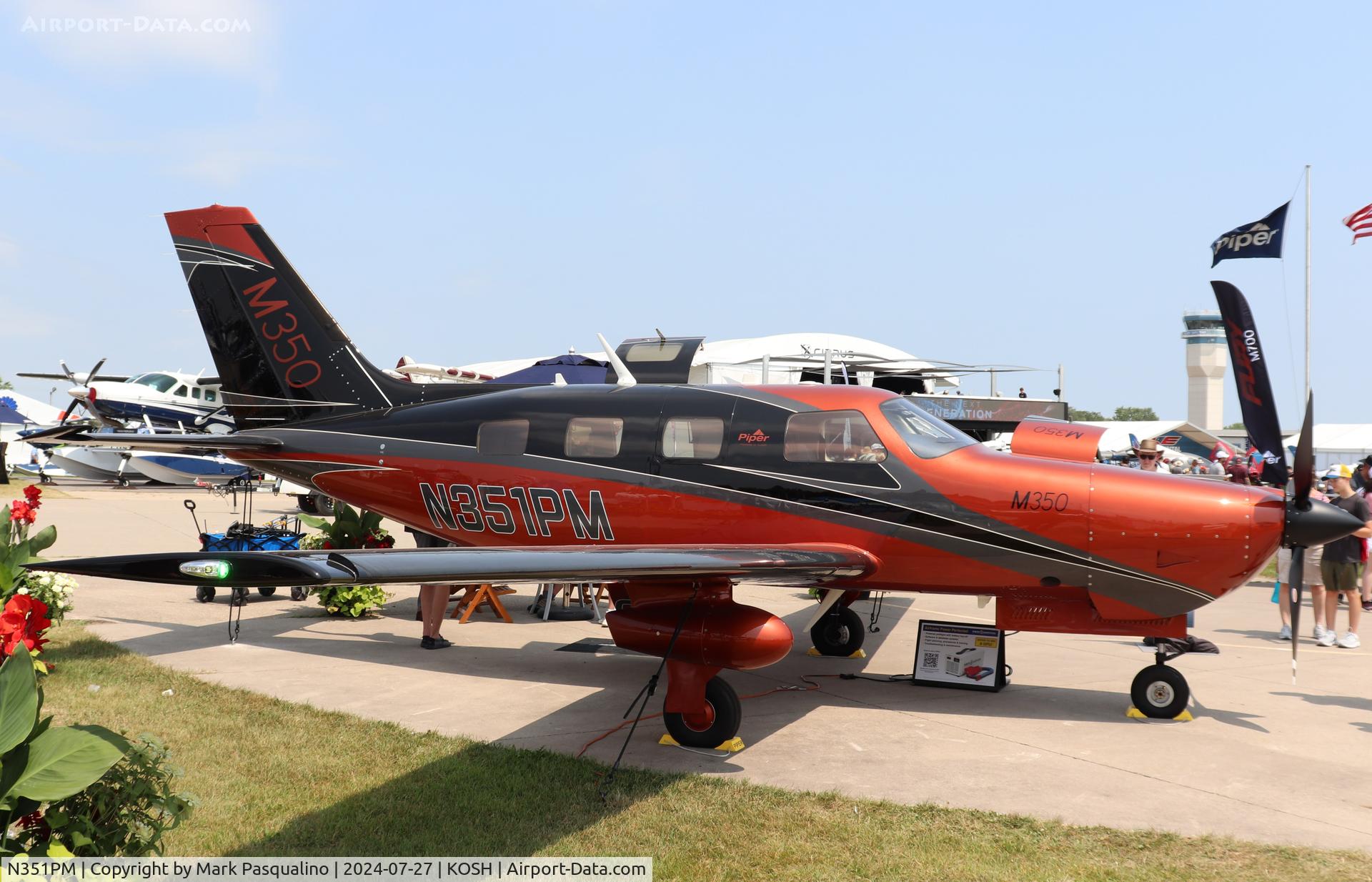 N351PM, 2024 Piper PA-46-350P M350 Malibu Mirage C/N 4636840, Piper PA-46-350P M350