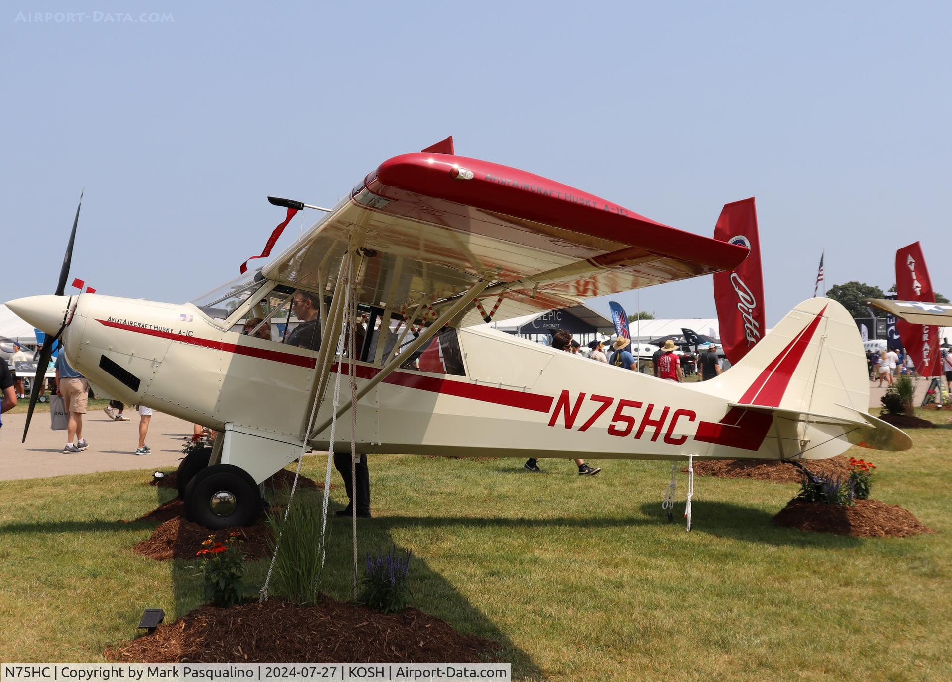 N75HC, 2024 Aviat A-1C-180 Husky C/N 3433, Aviat A-1C-180