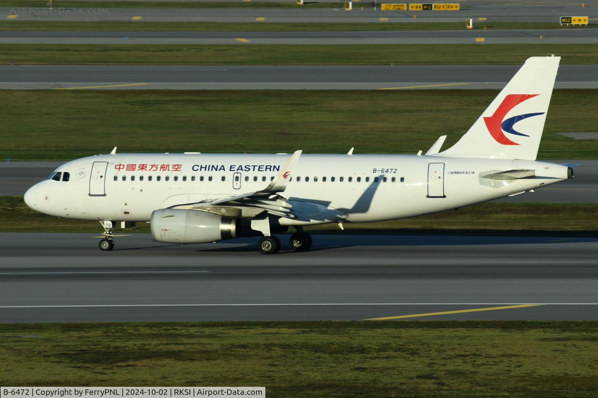 B-6472, 2014 Airbus A319-132(WL) C/N 6298, China Eastern A319