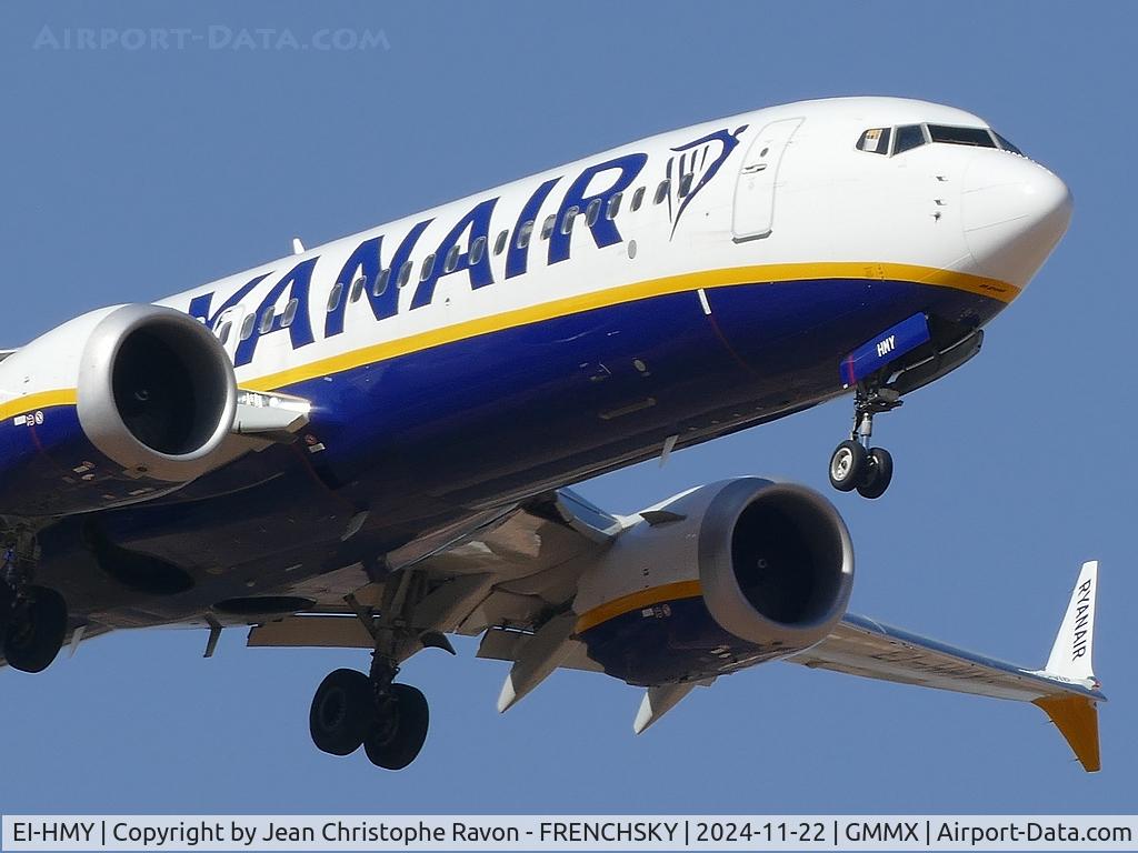 EI-HMY, 2022 Boeing 737-8-200 MAX C/N 65897, La Rochelle (LRH)	Marrakesh (RAK)	FR8205