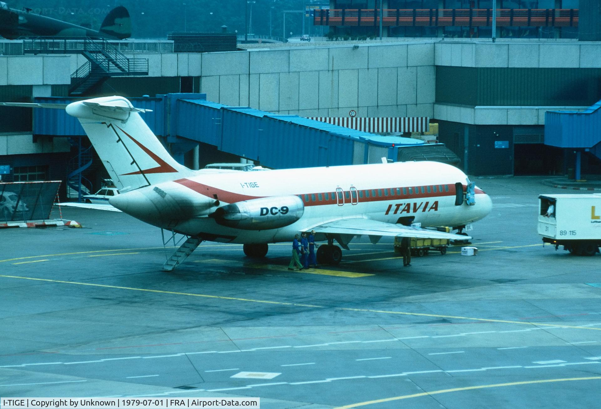 I-TIGE, 1966 Douglas DC-9-15 C/N 45717, Frankfurt 7.1979