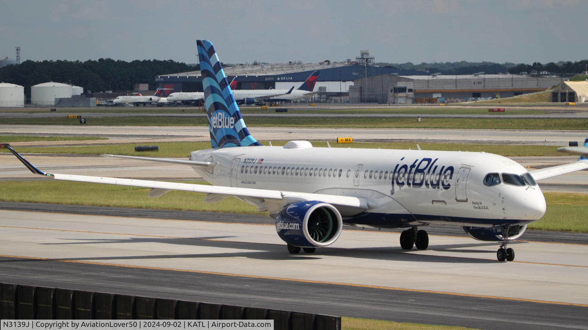 N3139J, 2023 Airbus A220-371 C/N 55234, jetBlue A223