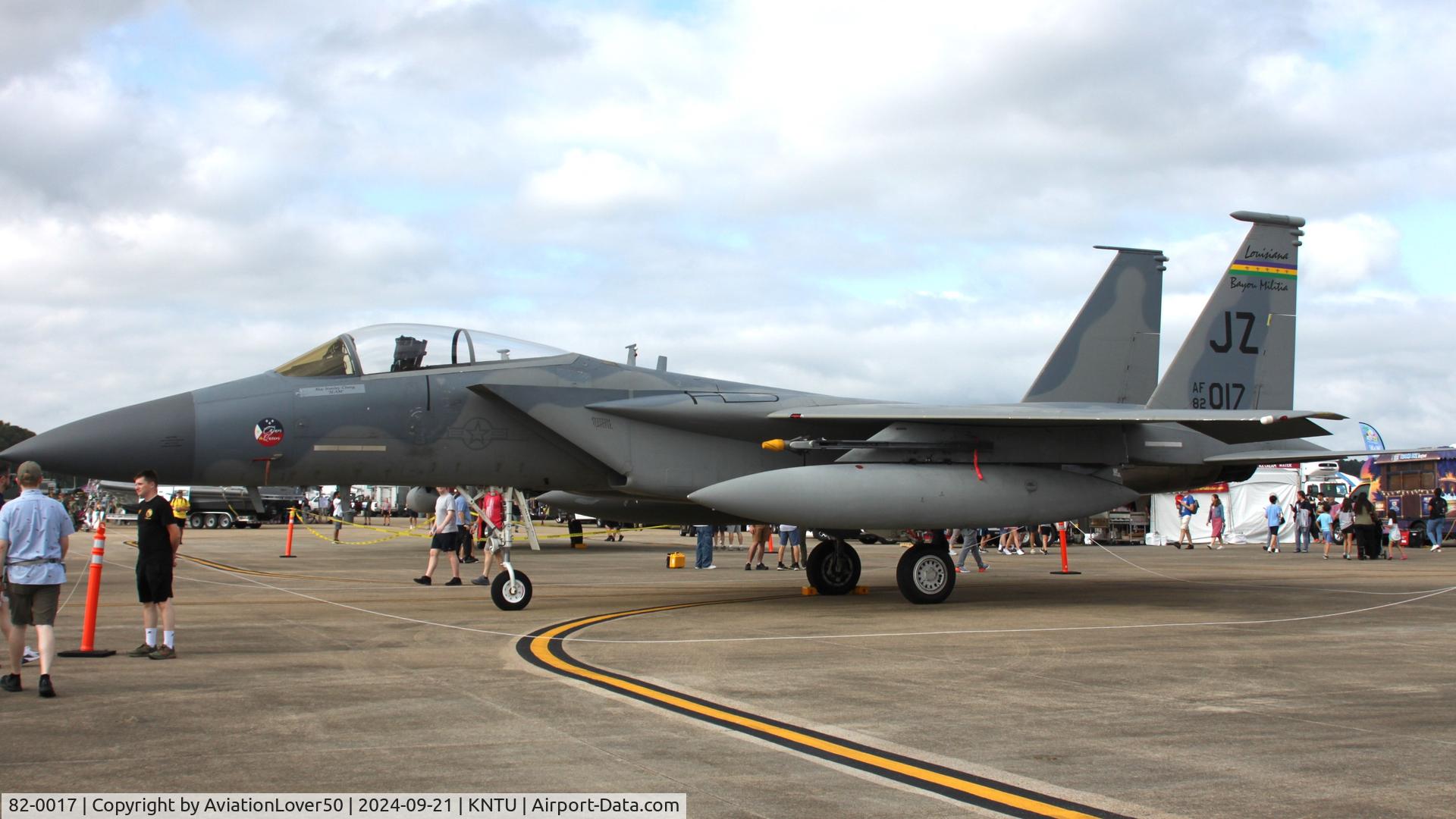 82-0017, 1982 McDonnell Douglas F-15C Eagle C/N 0830/C248, F-15C