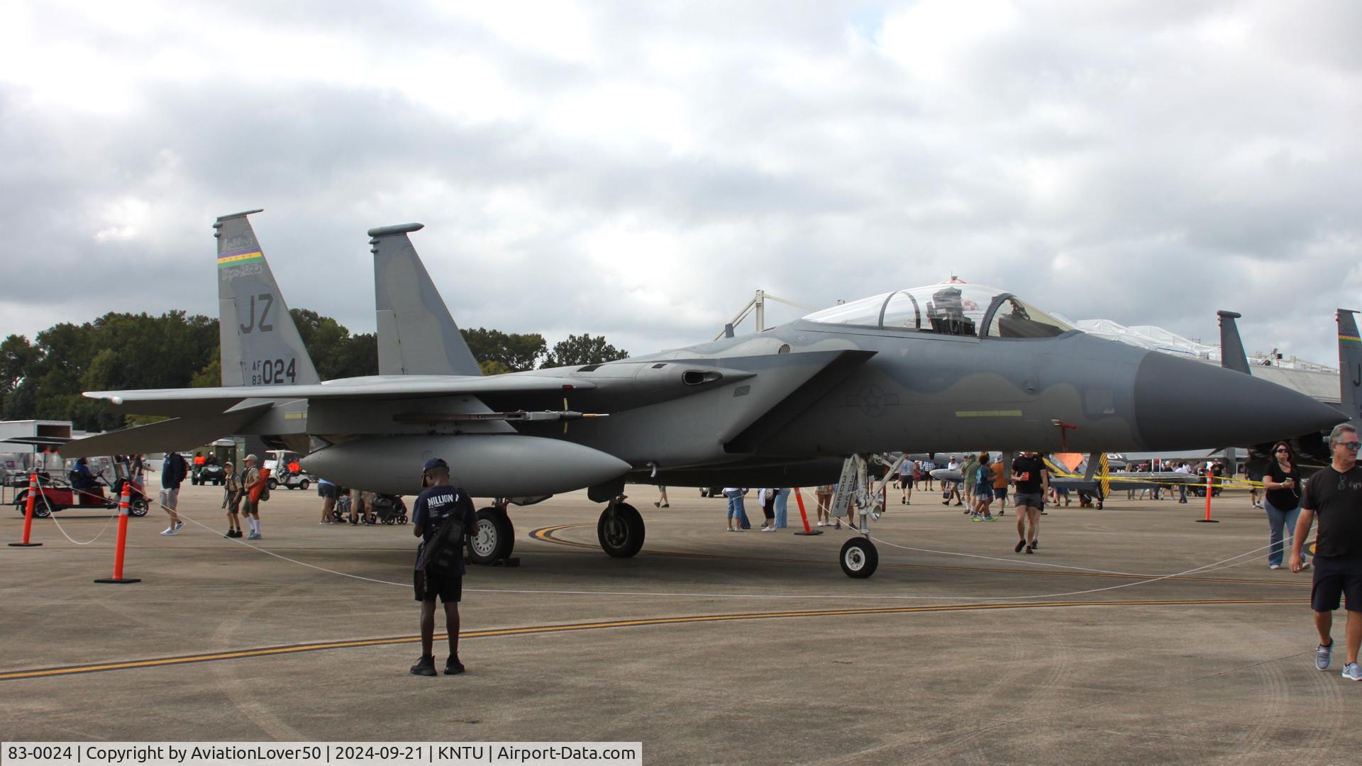 83-0024, 1983 McDonnell Douglas F-15C Eagle Eagle C/N 872/C284, F-15C