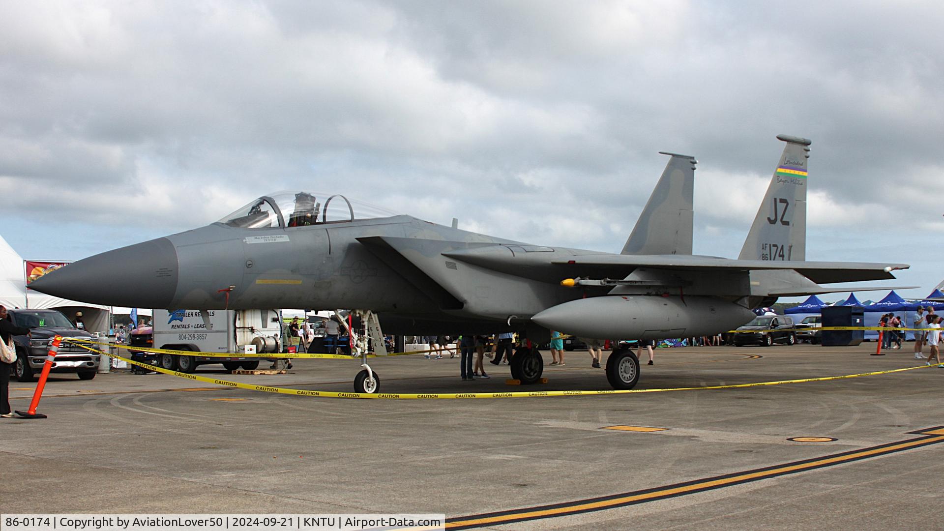 86-0174, 1986 McDonnell Douglas F-15C Eagle C/N 1024/C402, F-15C