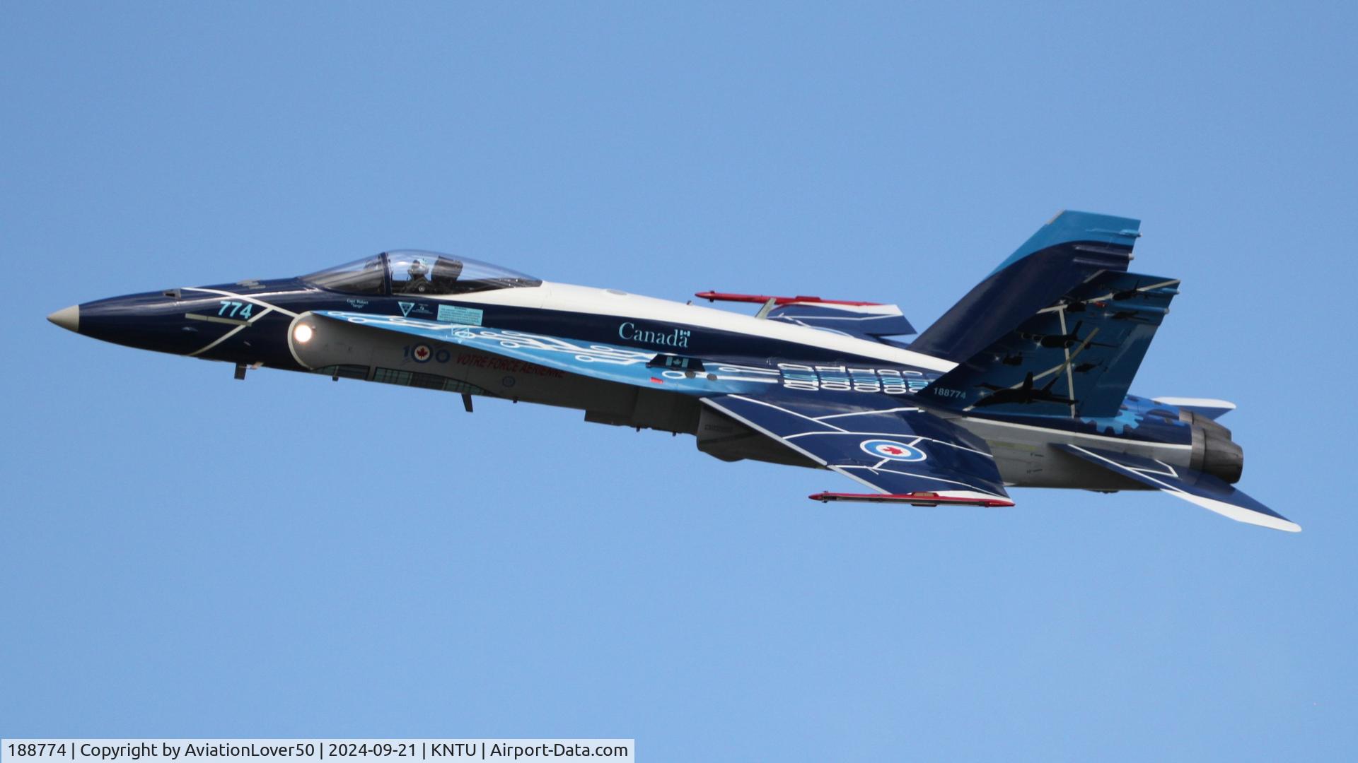 188774, 1986 McDonnell Douglas CF-188A Hornet C/N 0512/A423, CF-188A