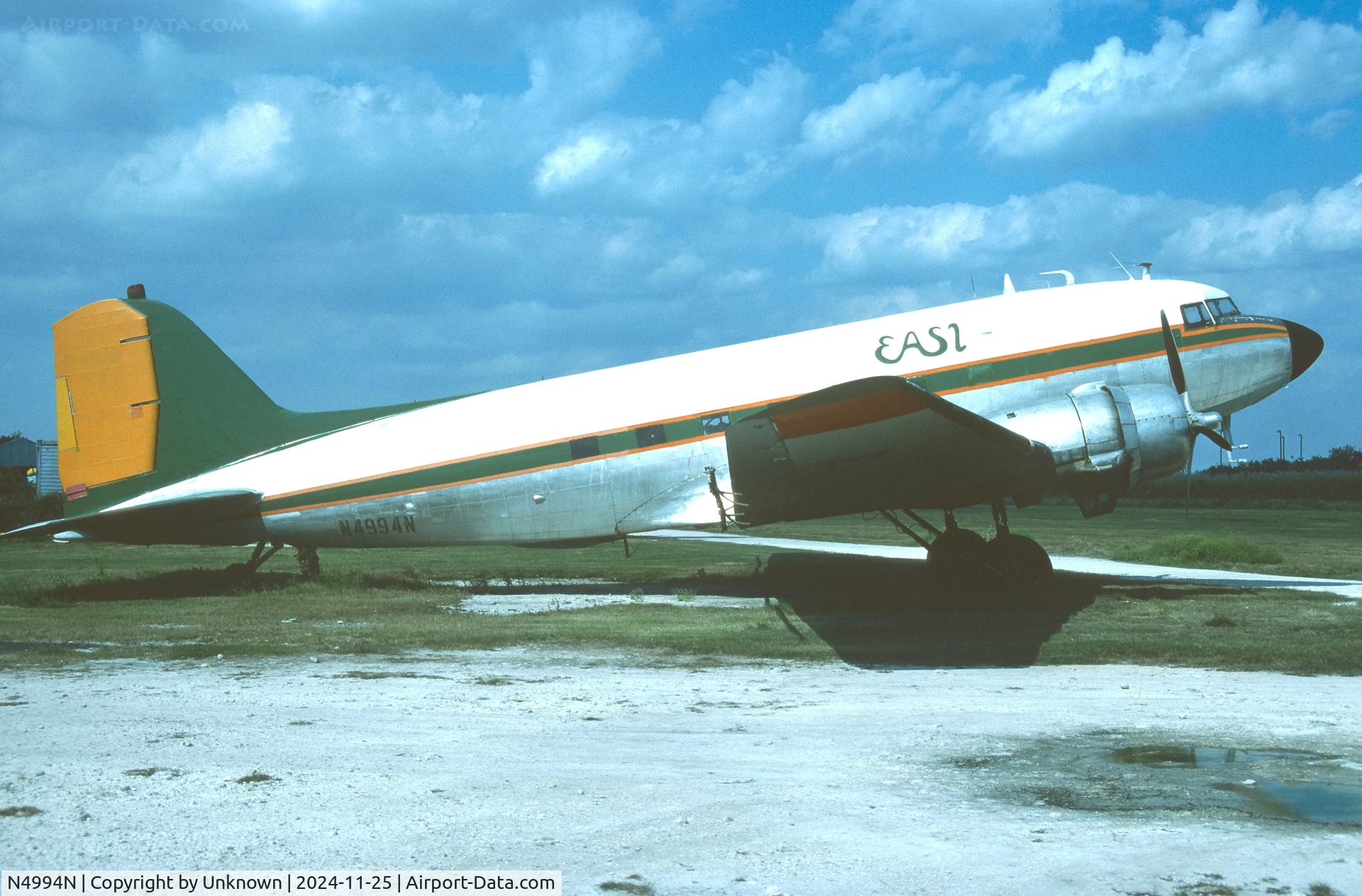 N4994N, 1943 Douglas C-47J C/N 25771, Unknown
