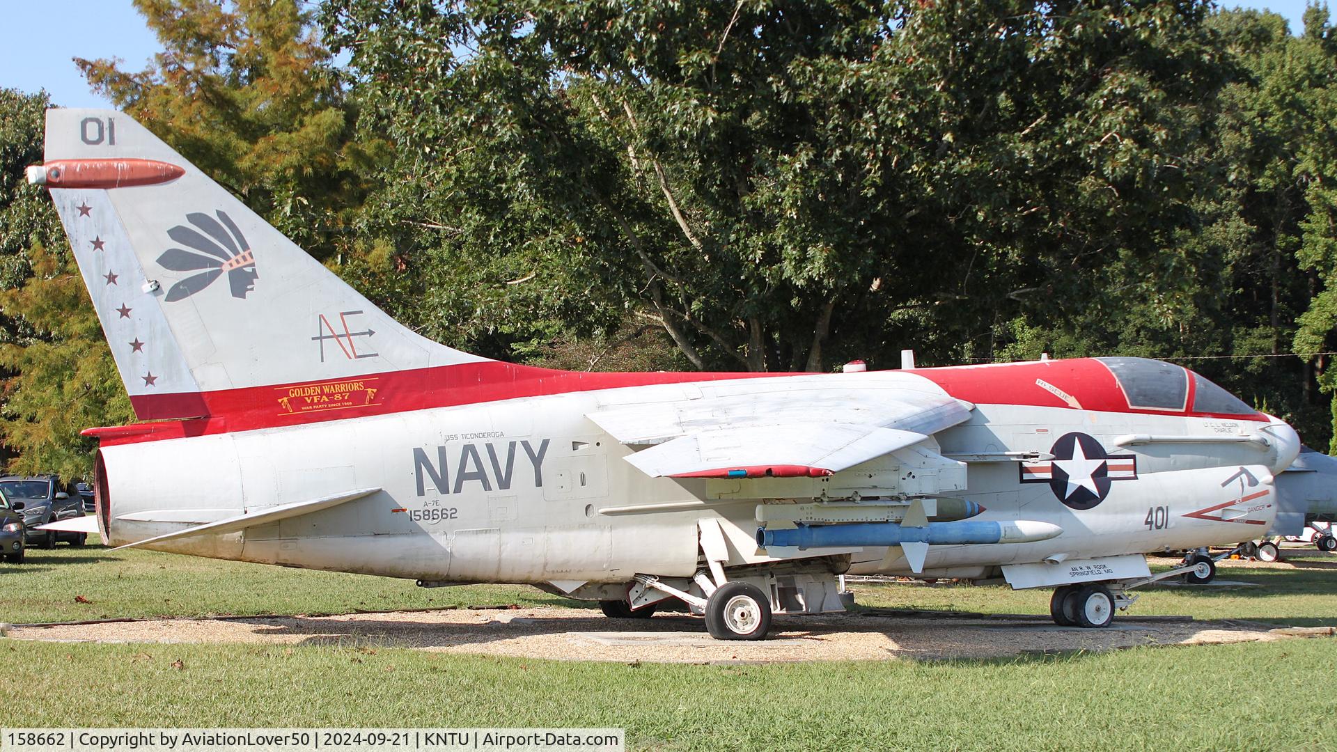 158662, LTV A-7E Corsair II C/N E-355, A-7E