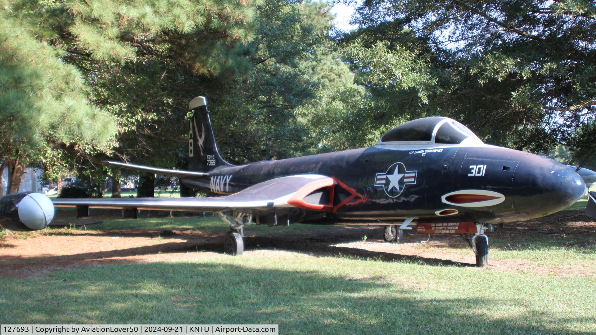 127693, McDonnell F2H-4 Banshee C/N 127693, F2H-4/F-2D