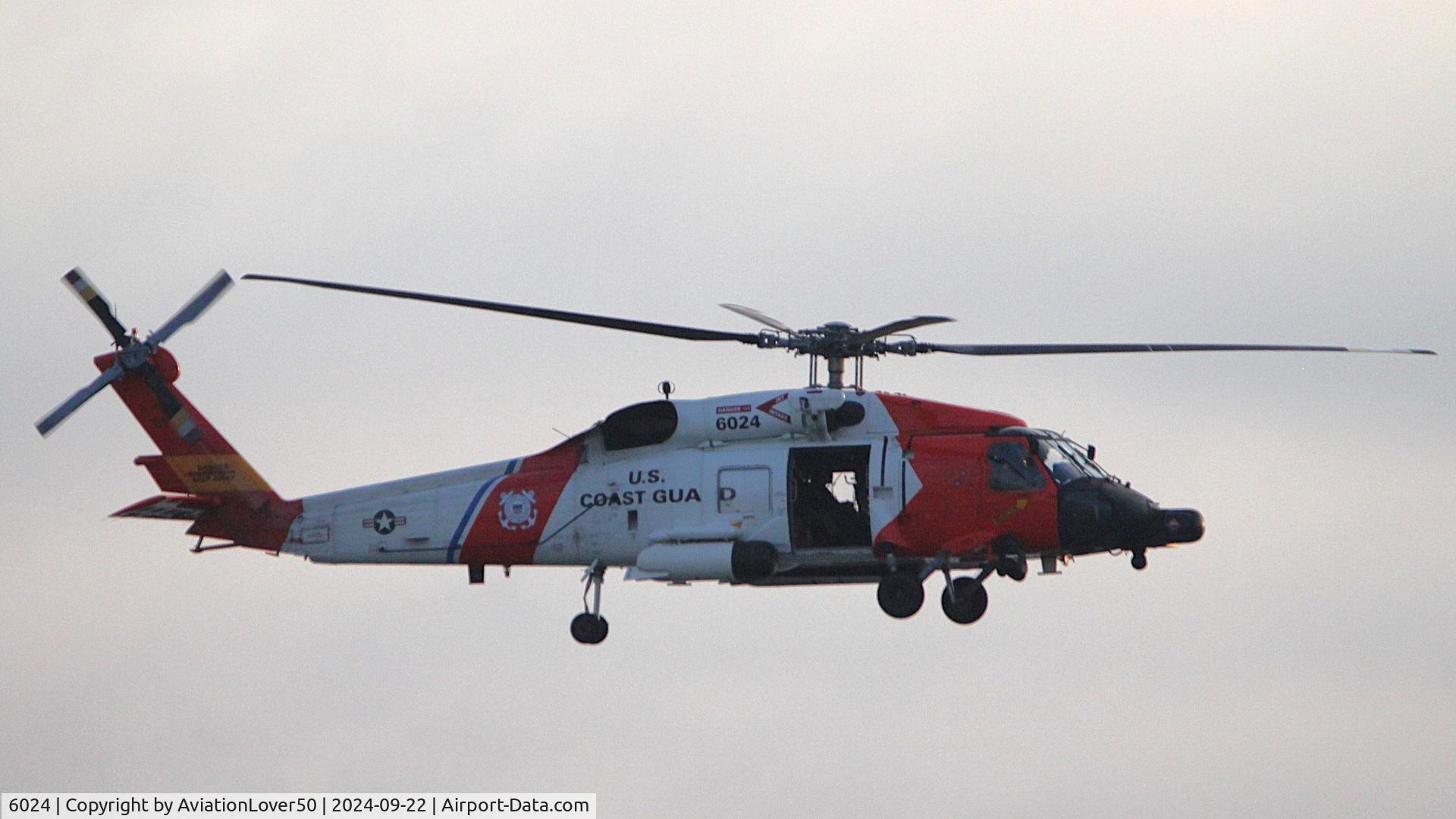 6024, 2007 Sikorsky MH-60T Jayhawk C/N 70-1706, MH-60T off the coast of Virginia Beach