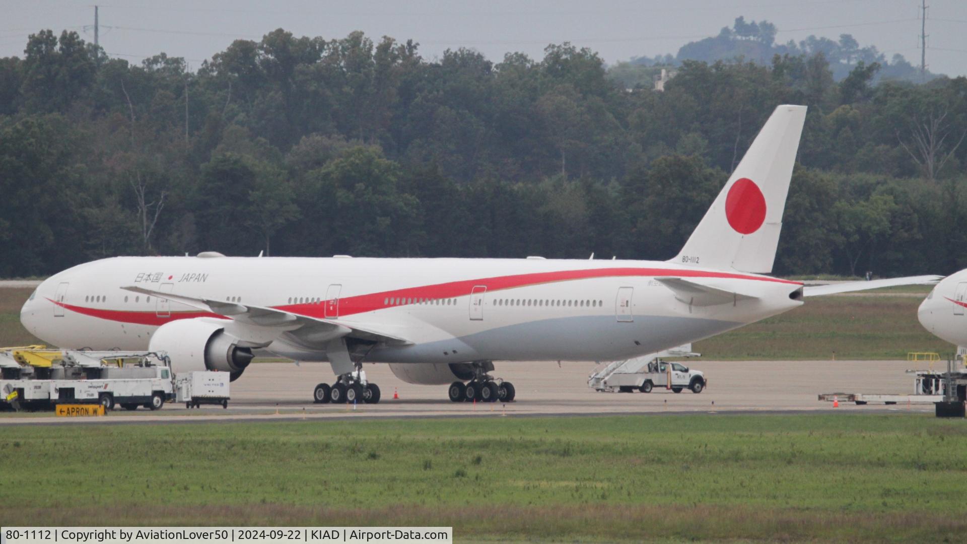 80-1112, 2016 Boeing 777-300/ER (BBJ) C/N 62440, JASDF 77W