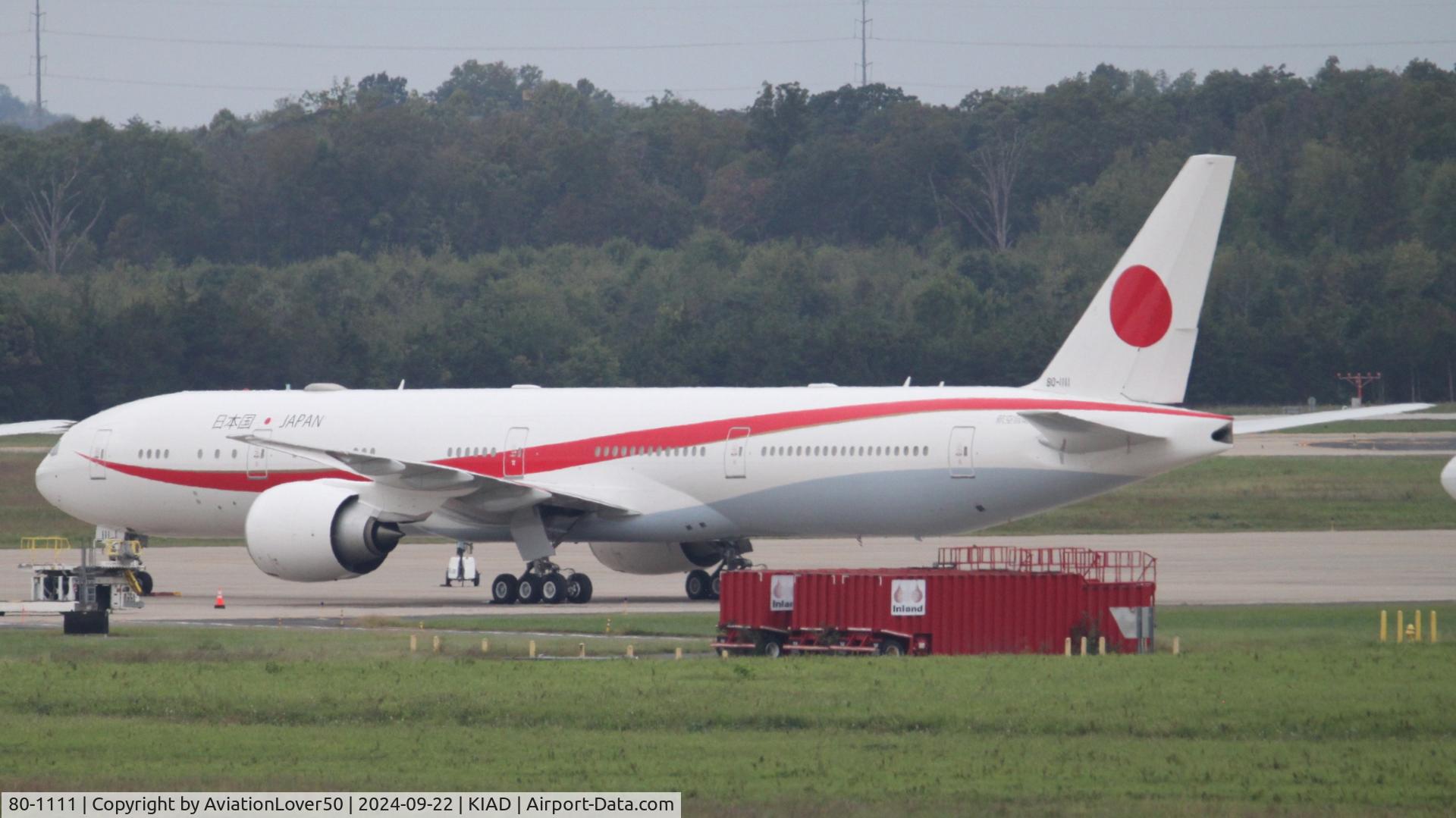 80-1111, 2016 Boeing 777-3SB/ER C/N 62439, JASDF 77W