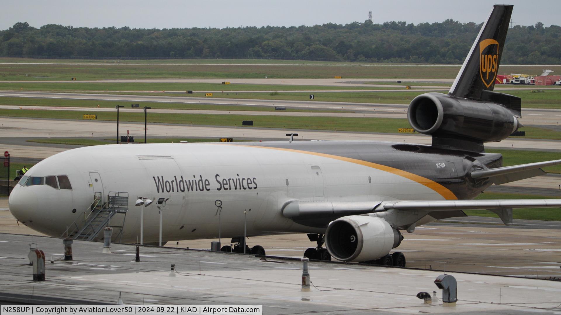 N258UP, 1991 McDonnell Douglas MD-11F C/N 48416, UPS MD-11F