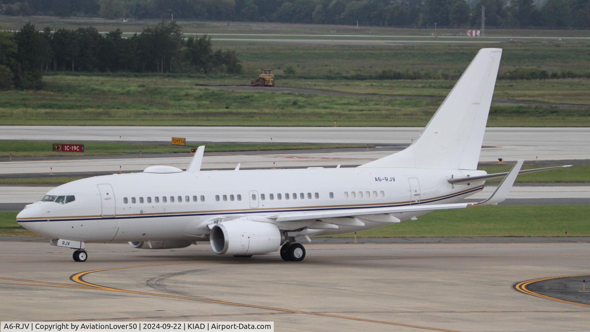 A6-RJV, Boeing 737-77W BBJ C/N 62467/5564, Royal Jet 737 BBJ