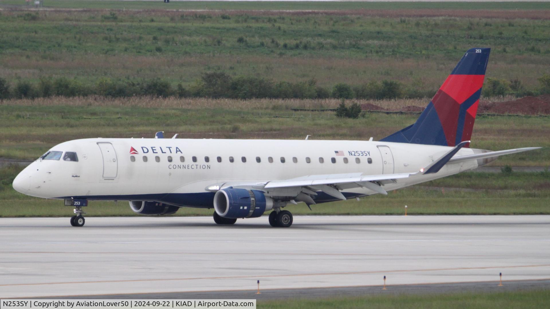 N253SY, 2016 Embraer 175LR (ERJ-170-200LR) C/N 17000620, Delta Connection E175