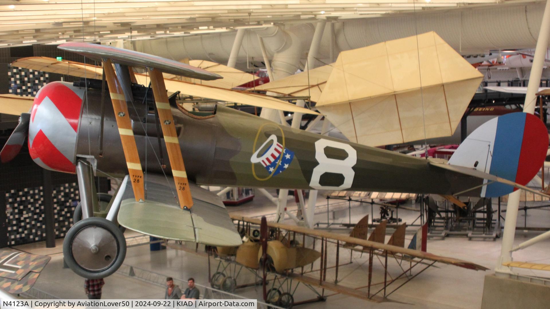 N4123A, 1918 Nieuport 28 C.1 C/N 1918-1958E, Nieuport 28C-1