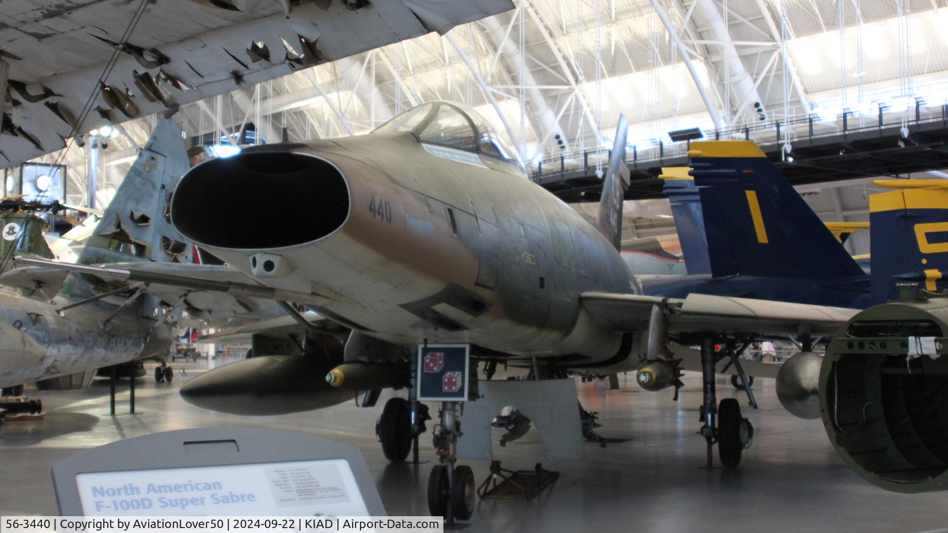 56-3440, 1956 North American F-100D C/N 245-90, F-100D