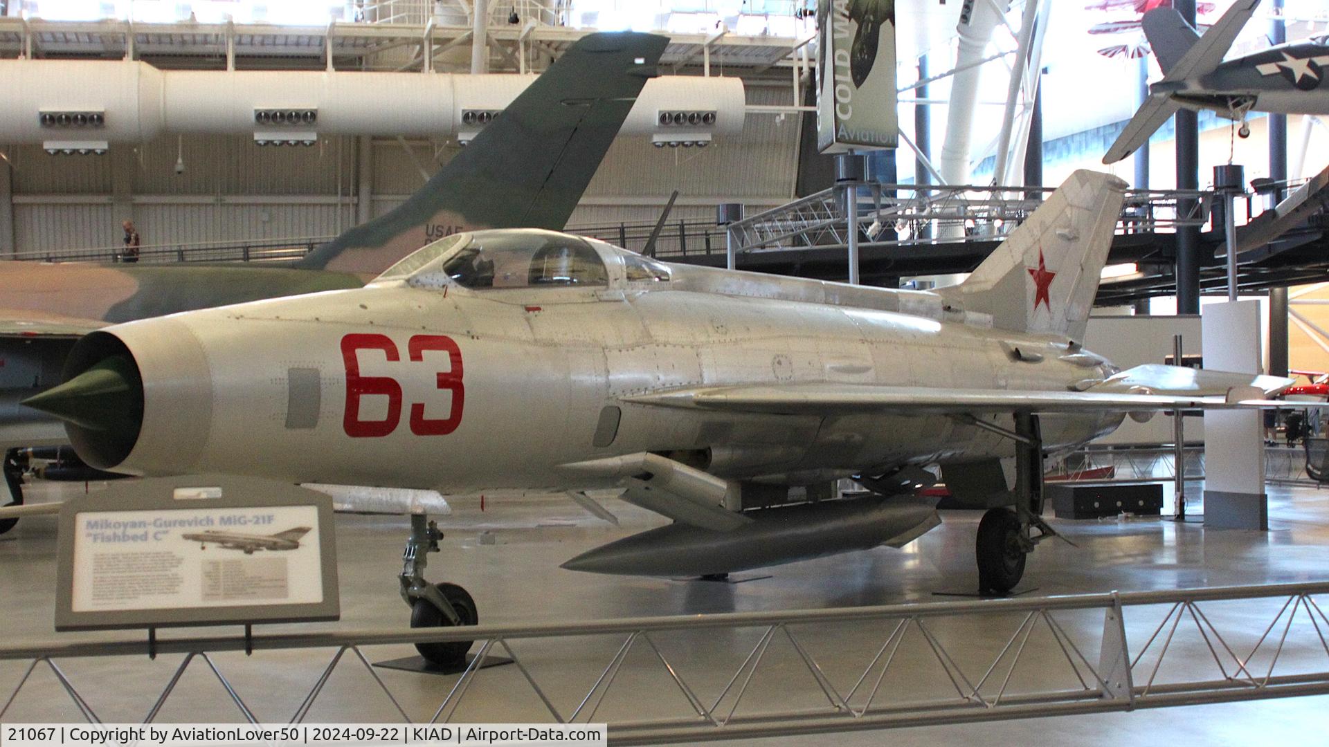21067, Mikoyan-Gurevich MiG-21F-13 C/N Not found 21067, MiG-21F-13