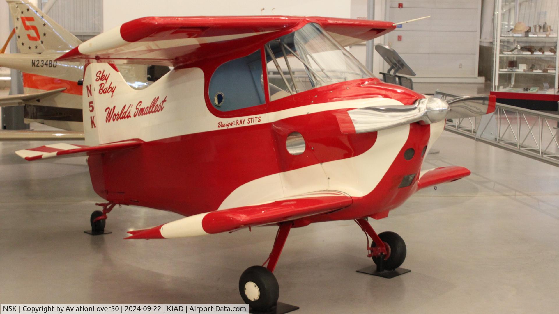 N5K, 1952 Stits SA-2 Sky Baby C/N 1, SA-2A Skybaby