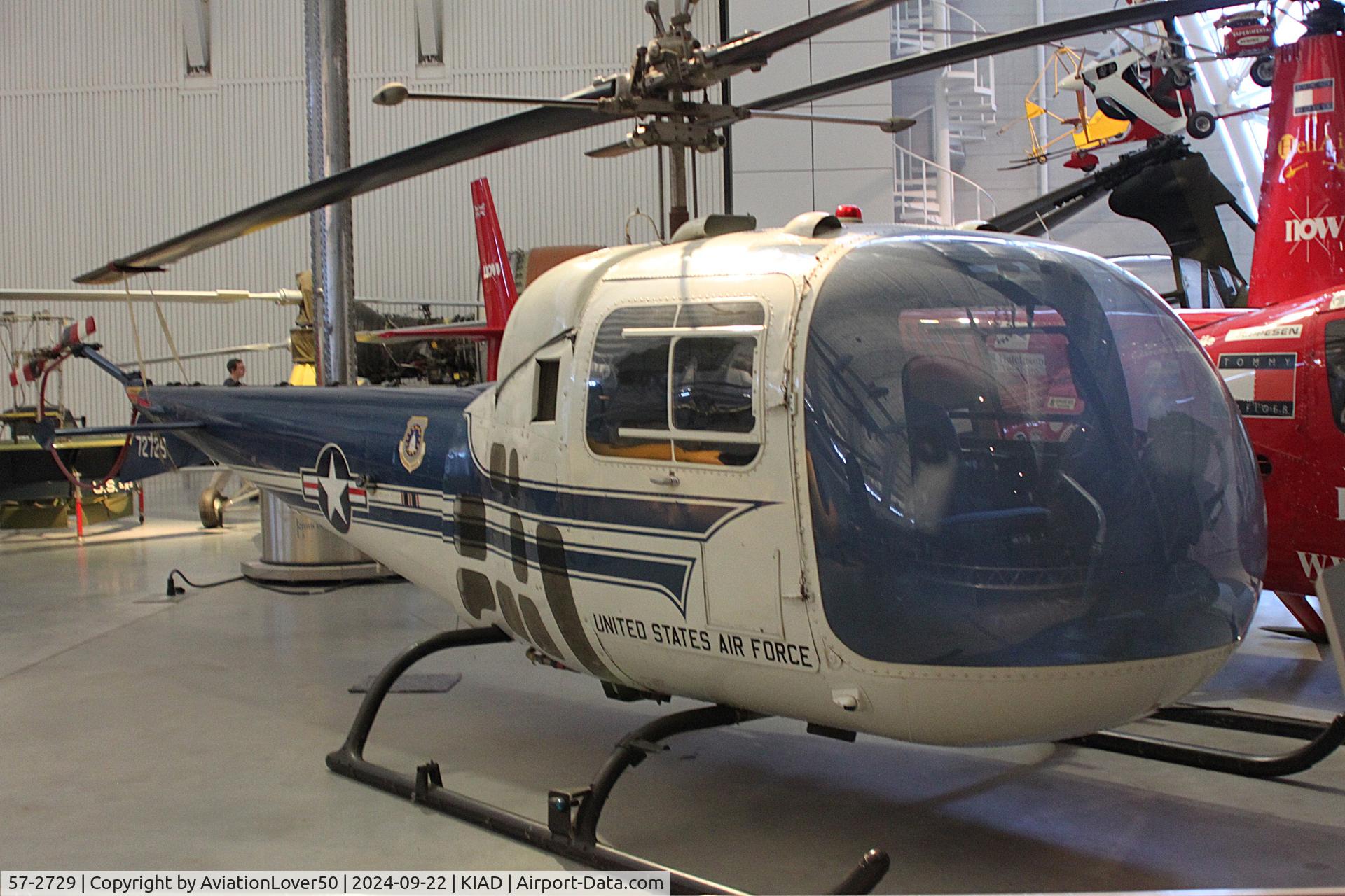 57-2729, 1957 Bell UH-13J Sioux C/N 1576, UH-13J