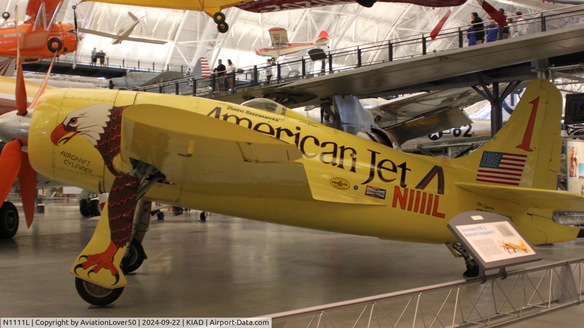 N1111L, 1948 Grumman F8F-2 (G58) Bearcat C/N D.1020, F8F-2