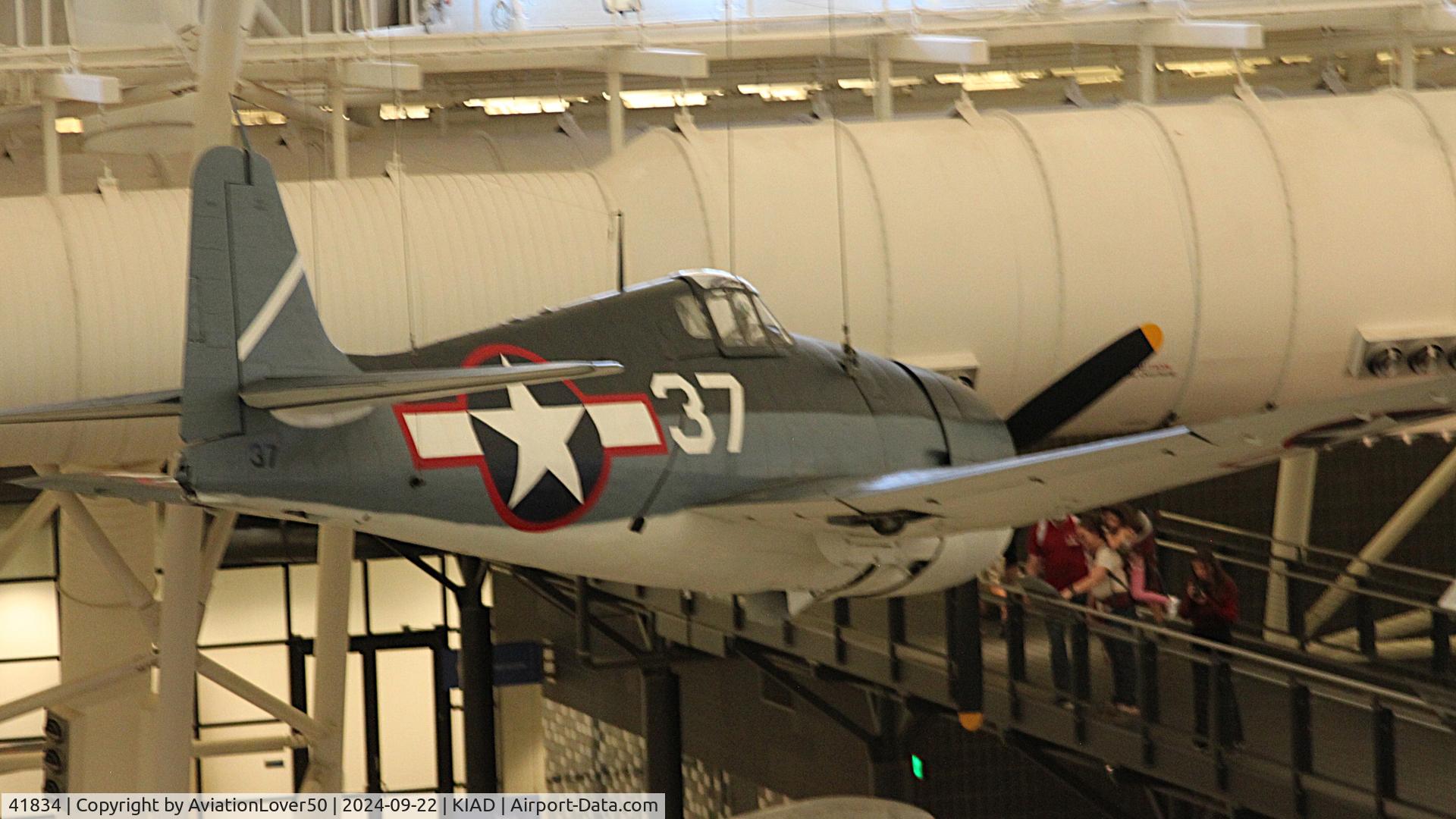 41834, Grumman F6F-3K Hellcat C/N A-3100, F6F-3K