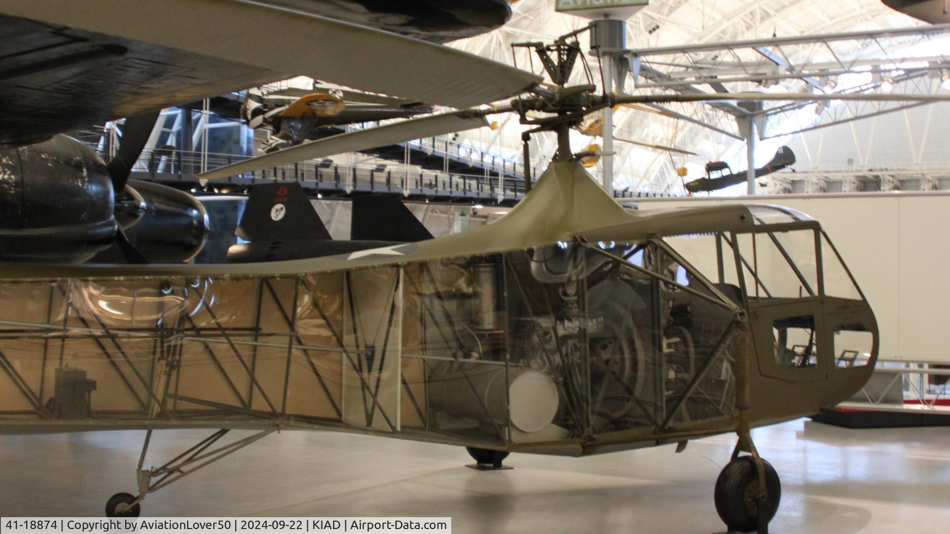 41-18874, 1942 Vought-Sikorsky XR-4C C/N 18874, XR-4C