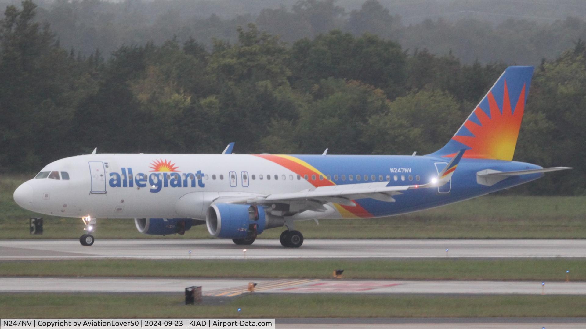 N247NV, 2017 Airbus A320-214 C/N 7704, Allegiant A320