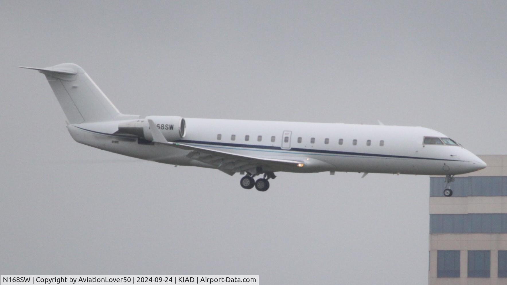 N168SW, 2007 Bombardier CL-600-2B19 C/N 8075, Challenger 850