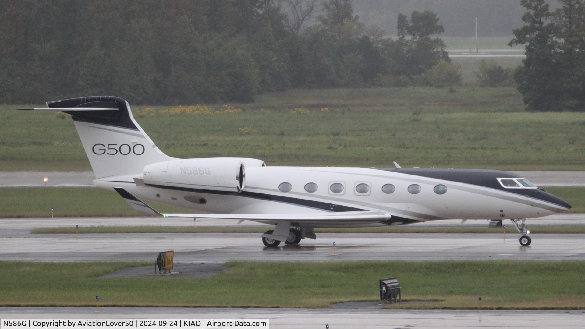 N586G, 2022 Gulfstream G500 C/N 72106, General Dynamics G500