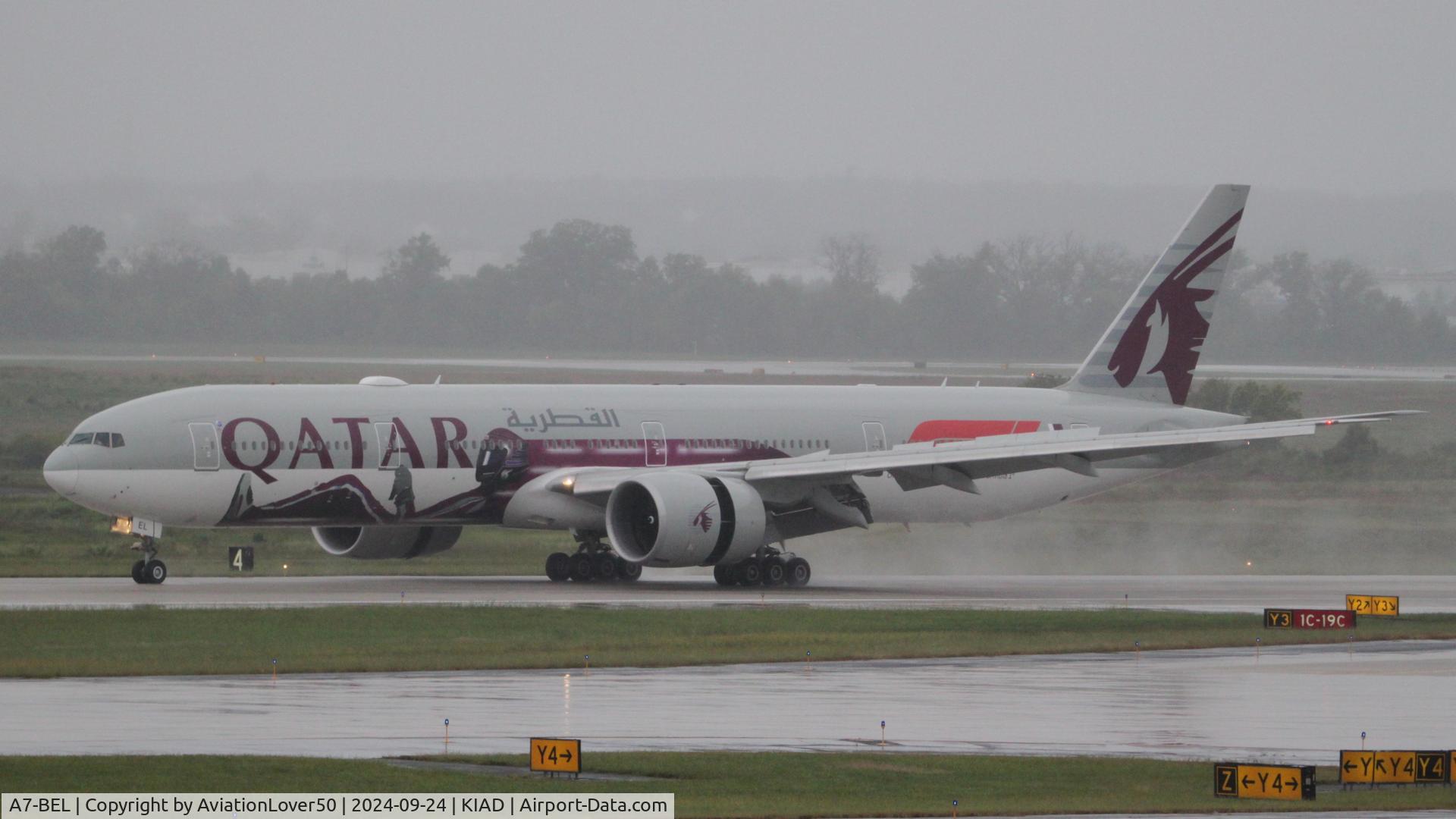 A7-BEL, 2017 Boeing 777-300/ER C/N 64063, Qatar Formula 1 77W