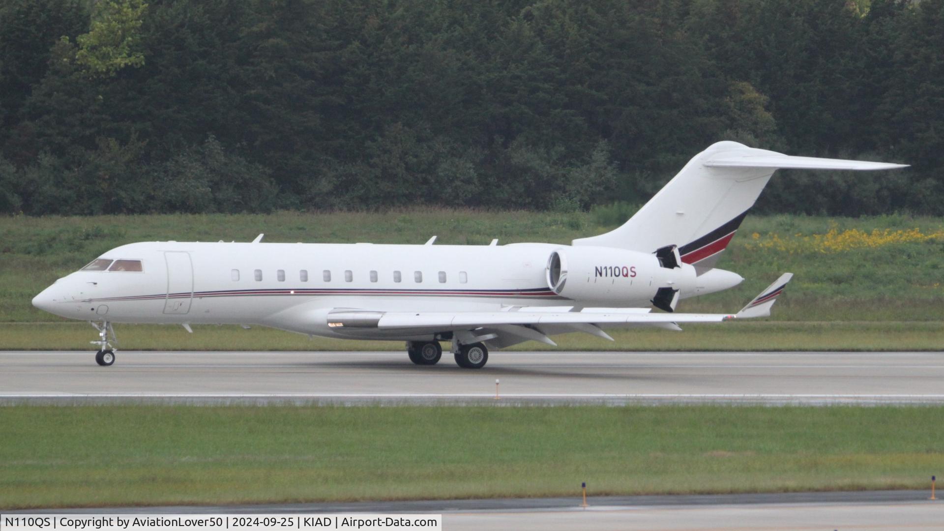 N110QS, 2013 Bombardier BD-700-1A11 Global 5000 C/N 9592, NetJets Global 5000