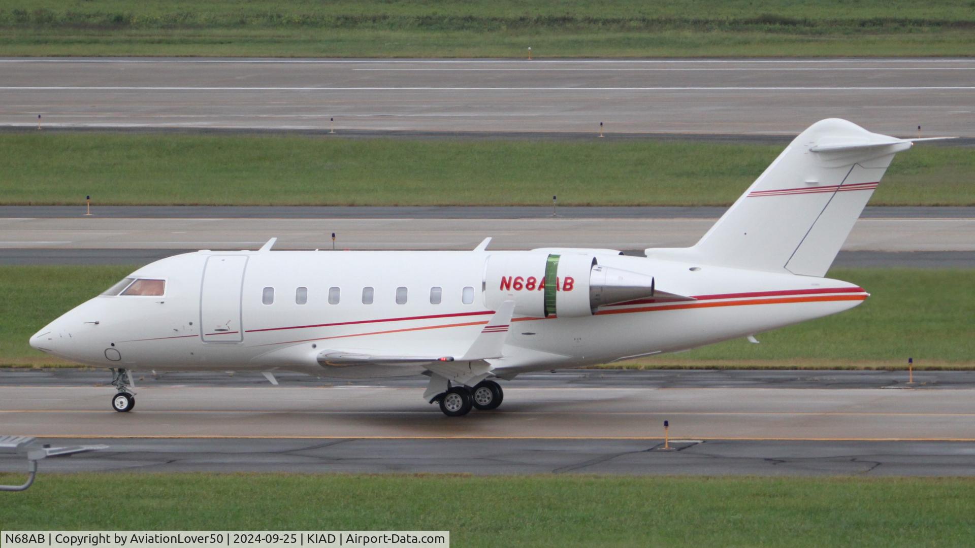 N68AB, 2024 Bombardier CL-600-2B16 C/N 6202, Rockwell Challenger 650