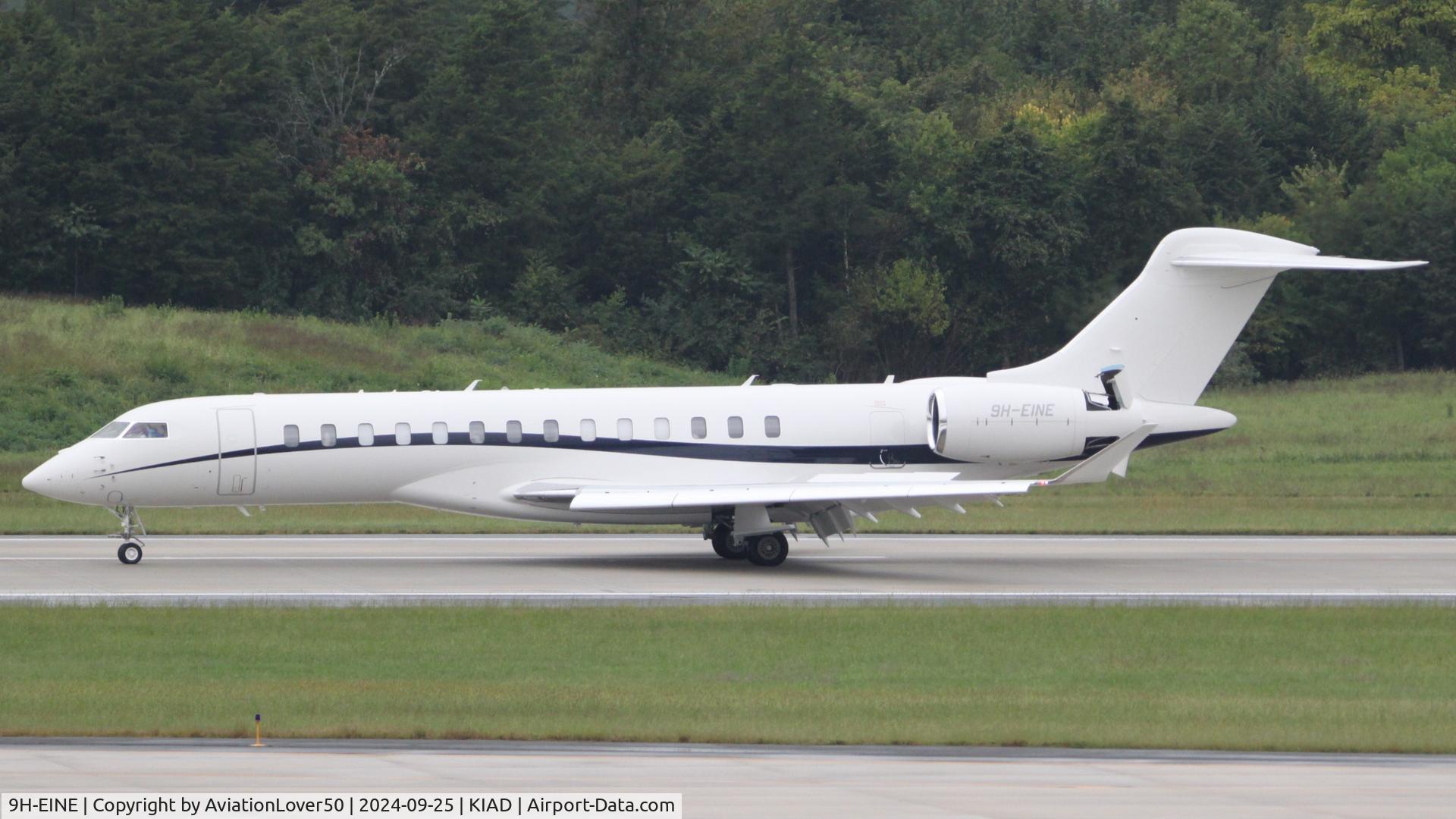 9H-EINE, 2024 Bombardier BD-700-2A12 C/N 70187, Sparfell Malta Global 7500