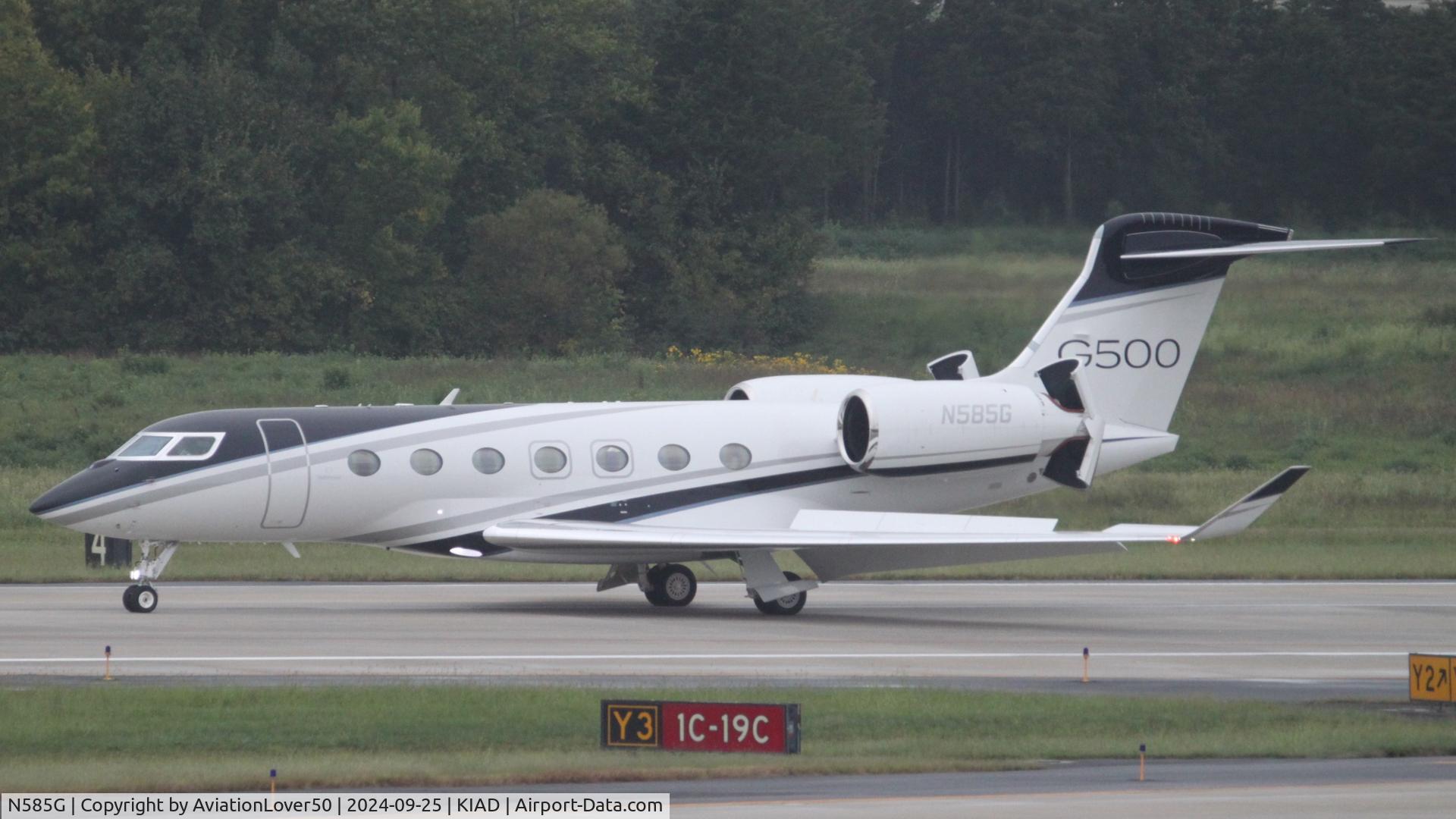 N585G, 2022 Gulfstream G500 C/N 72095, G500