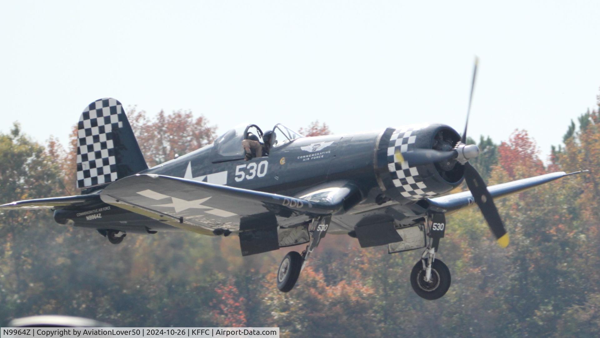 N9964Z, 1943 Goodyear FG-1D Corsair C/N 3729, FG-1D