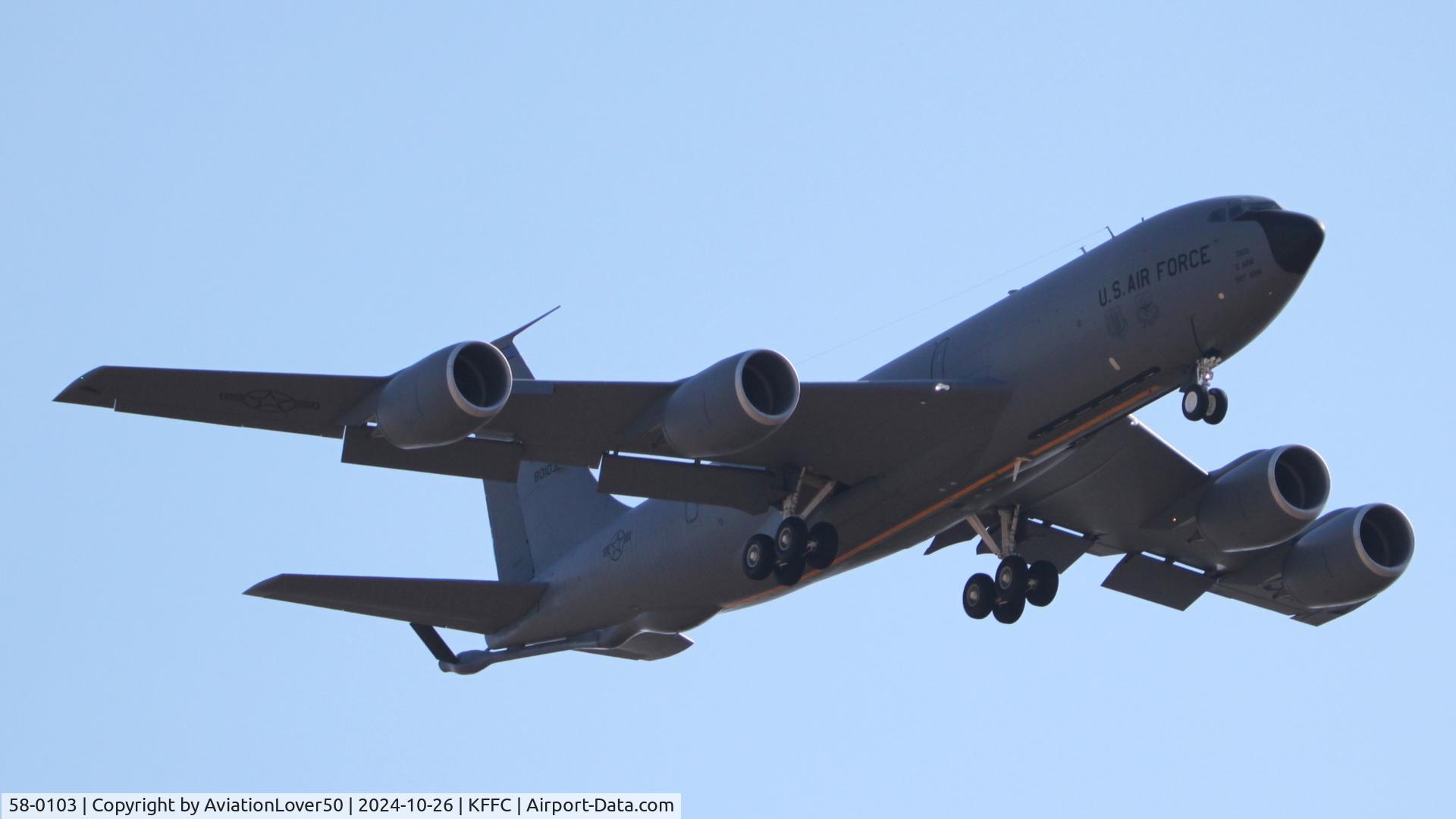 58-0103, 1958 Boeing KC-135T Stratotanker C/N 17848, KC-135T