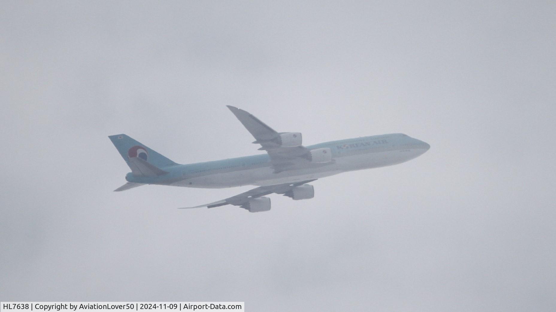 HL7638, 2016 Boeing 747-8B5 C/N 60408, Korean 748