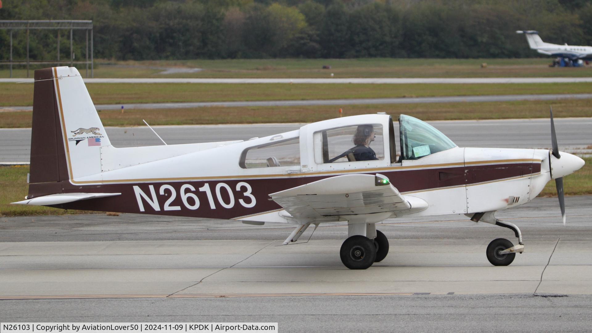 N26103, 1977 Grumman American AA-5A Cheetah C/N AA5A0426, AA-5A