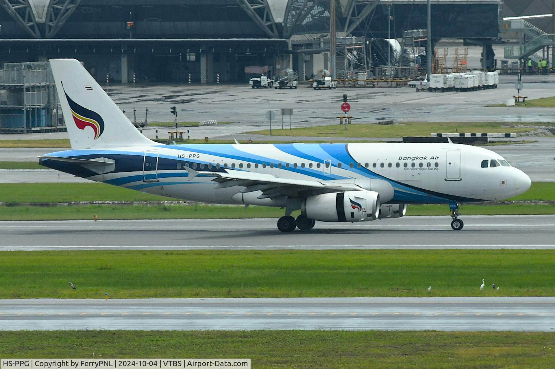 HS-PPG, 2005 Airbus A319-132 C/N 2664, Arrival of Bangkok Air A319