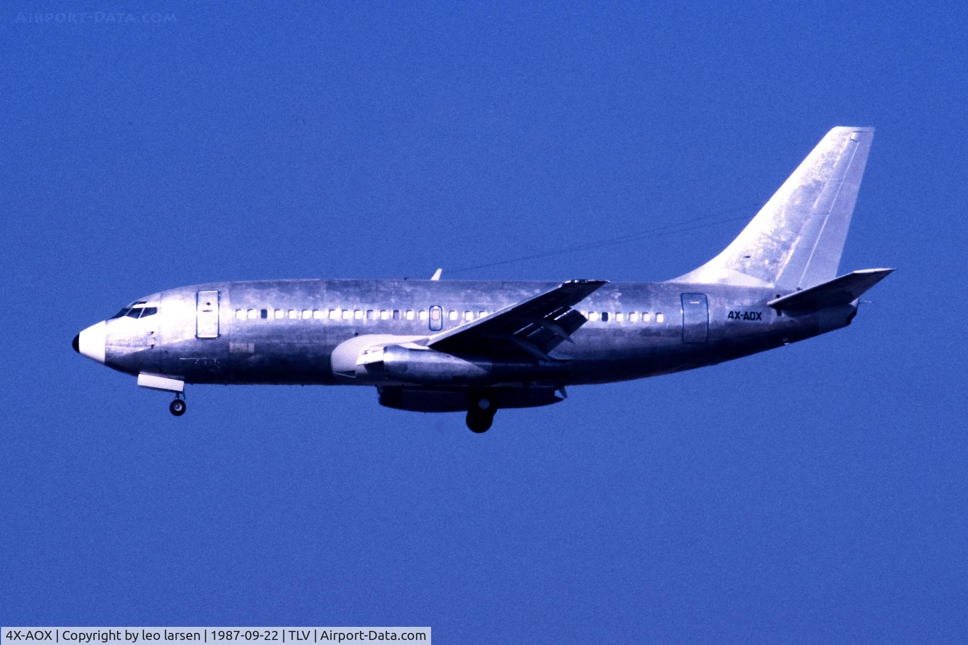 4X-AOX, 1974 Boeing 737-298C C/N 20794, Tel aviv 22.9.1987