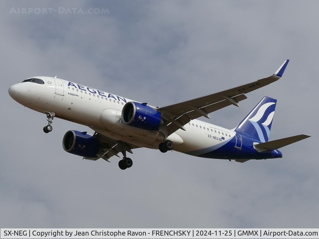 SX-NEG, 2023 Airbus A320-271N C/N 11132, Athens (ATH)	Marrakesh (RAK)	A3738