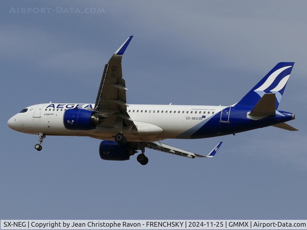 SX-NEG, 2023 Airbus A320-271N C/N 11132, Athens (ATH)	Marrakesh (RAK)	A3738