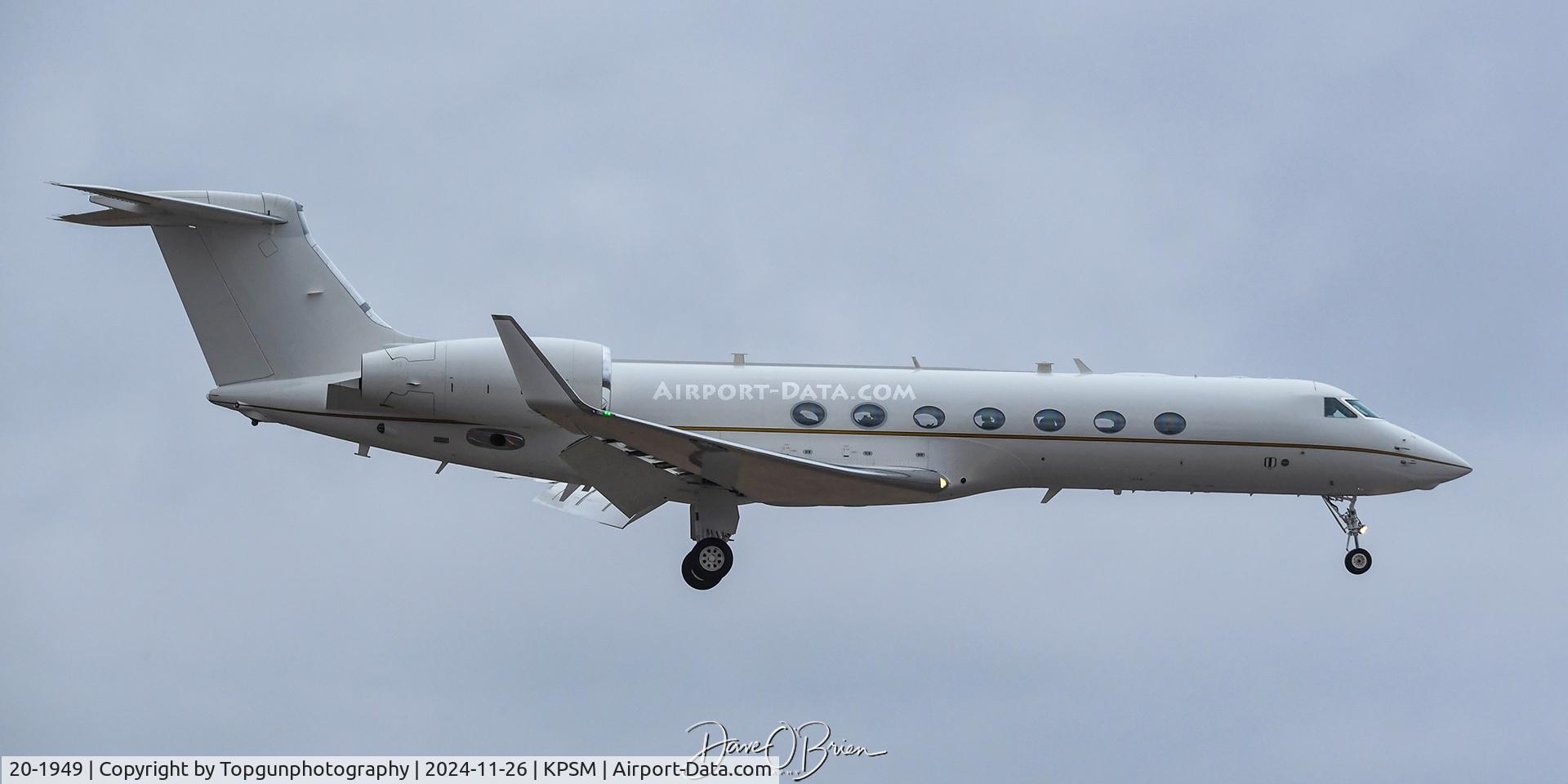 20-1949, 2020 Gulfstream C-37B Gulfstream 550 C/N 5614, SAM41 dropping in PSM