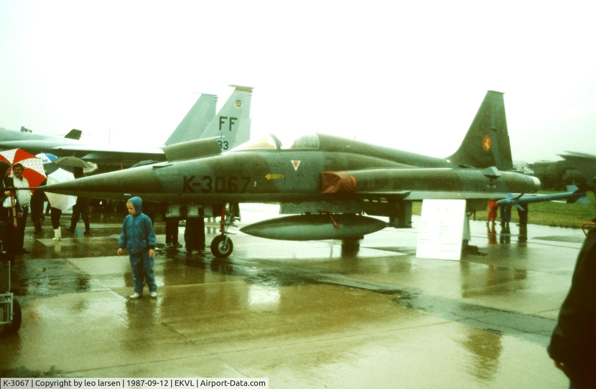 K-3067, 1971 Canadair NF-5A Freedom Fighter C/N 3067, Værløse 12.9.1987